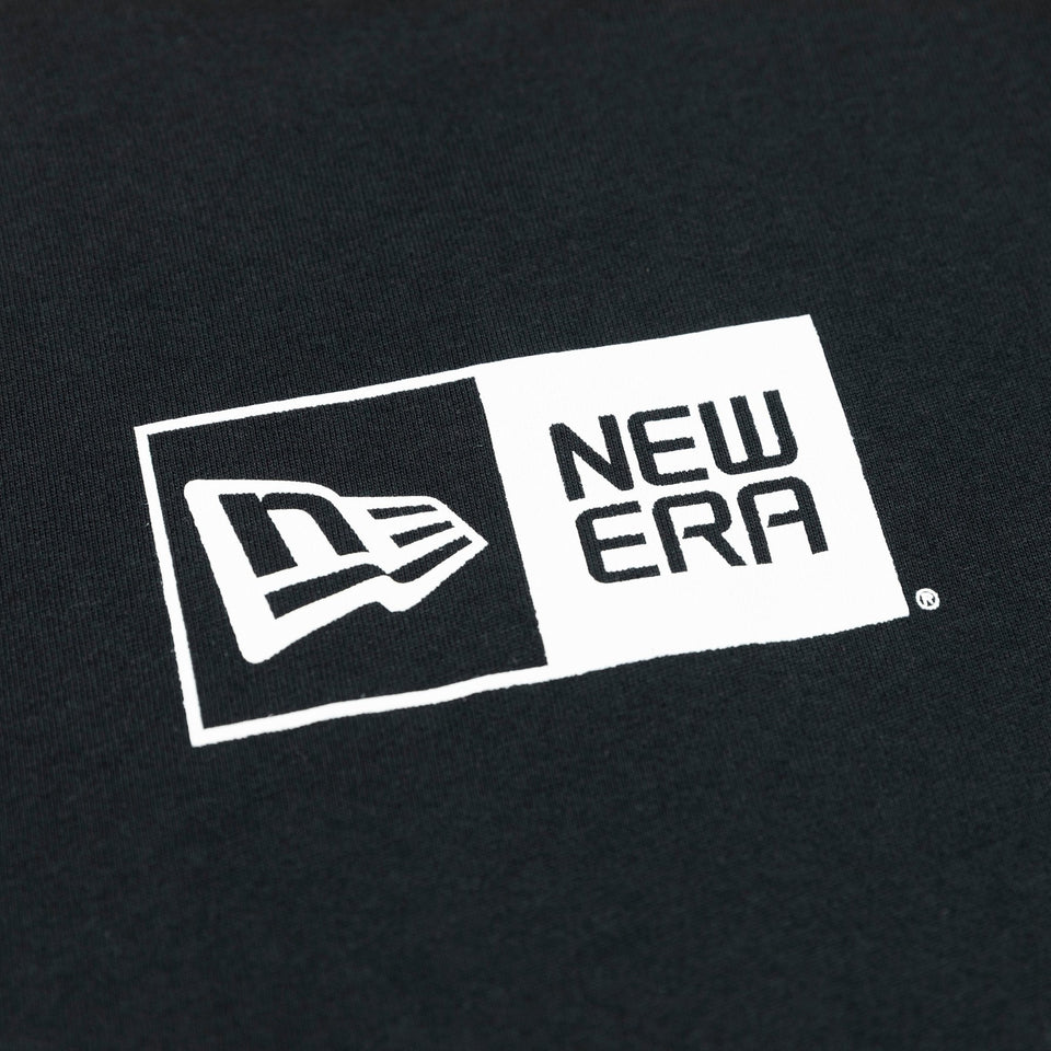 長袖 コットン Tシャツ 新時代 ボックスロゴ ブラック レギュラーフィット - 13330940-S | NEW ERA ニューエラ公式オンラインストア