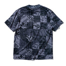 【ゴルフ】 半袖 ミッドネック Tシャツ アーカイブロゴ オールオーバー ブラック - 13682110-S | NEW ERA ニューエラ公式オンラインストア