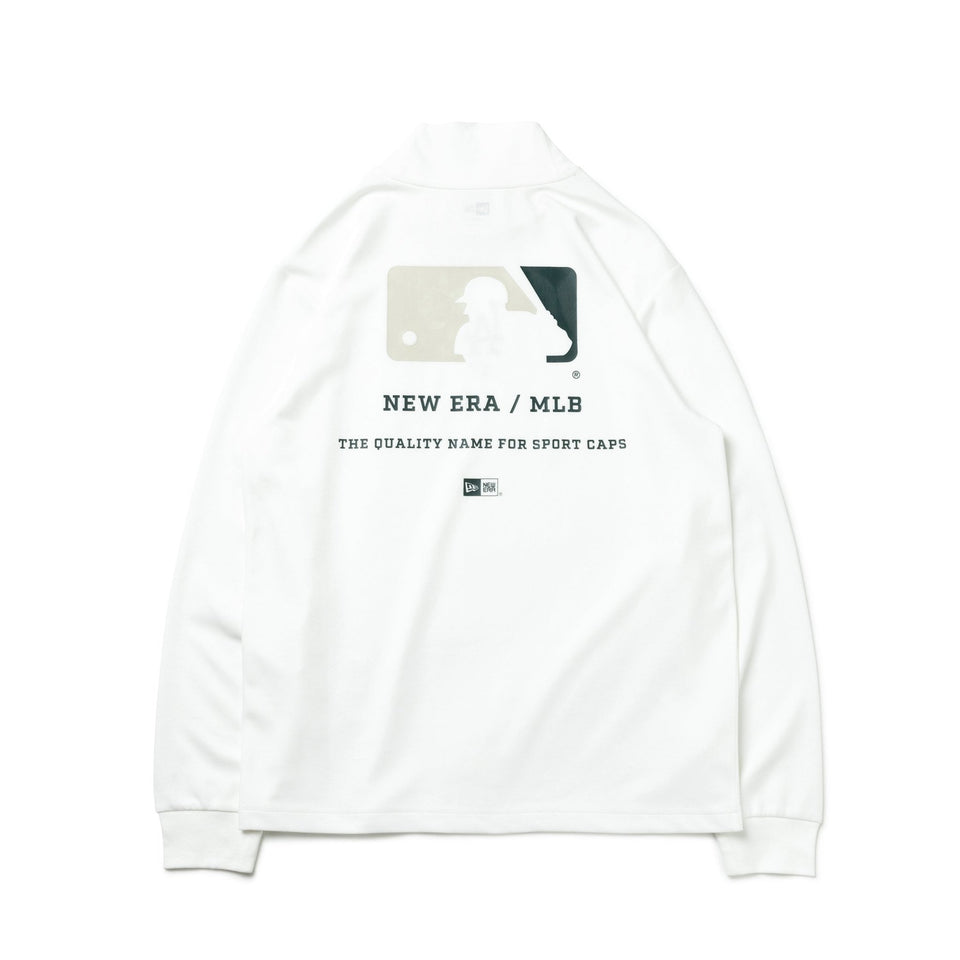 【ゴルフ】 ハイカラー 長袖 パフォーマンス Tシャツ ロサンゼルス・ドジャース オフホワイト - 13762696-S | NEW ERA ニューエラ公式オンラインストア