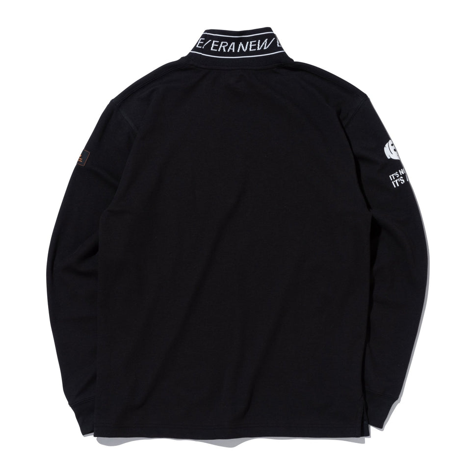 【ゴルフ】 ハイカラー 長袖 パフォーマンス Tシャツ マルチロゴ ブラック - 13821759-S | NEW ERA ニューエラ公式オンラインストア
