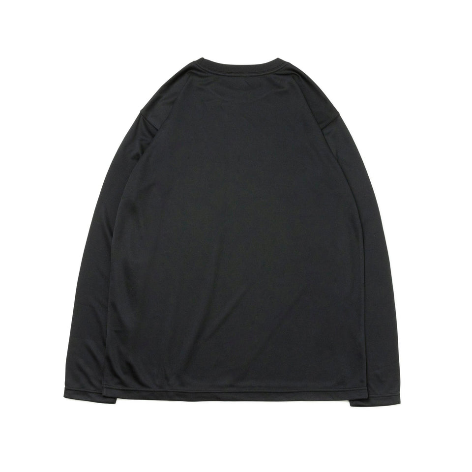 長袖 テック Tシャツ 2-Tone Logo ブラック レギュラーフィット【 Performance Apparel 】 - 13330993-S | NEW ERA ニューエラ公式オンラインストア