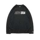 長袖 テック Tシャツ 2-Tone Logo ブラック レギュラーフィット【 Performance Apparel 】 - 13330993-S | NEW ERA ニューエラ公式オンラインストア