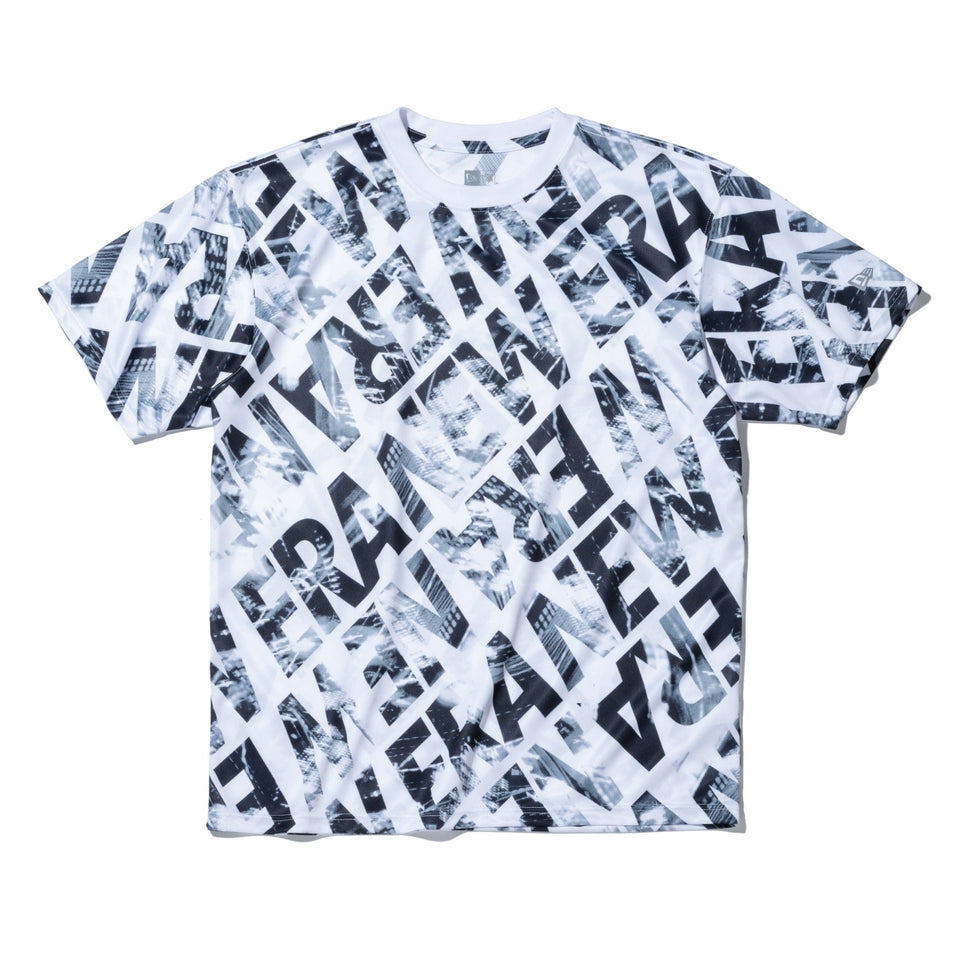 半袖 テック Tシャツ Allover Logo ホワイト【Performance Apparel】 - 13516838-S | NEW ERA ニューエラ公式オンラインストア