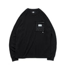 長袖 フィールド ポケット パフォーマンス Tシャツ Angler Collection ブラック レギュラーフィット 【ニューエラ アウトドア】 - 14116996-S | NEW ERA ニューエラ公式オンラインストア