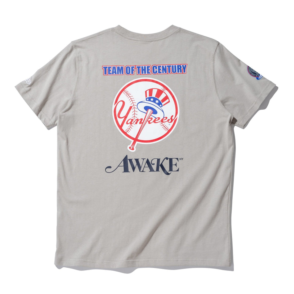 半袖 コットン Tシャツ AWAKE NY ニューヨーク・ヤンキース サブウェイシリーズ グレー - 12839342-S | NEW ERA ニューエラ公式オンラインストア