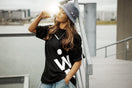 半袖 コットン Tシャツ AYA ブラック × ホワイト リラックスフィット - 13109013-S | NEW ERA ニューエラ公式オンラインストア