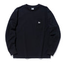 長袖 ポケット Tシャツ BLACK LABEL FW23 フラッグロゴ ブラック - 13952728-S | NEW ERA ニューエラ公式オンラインストア