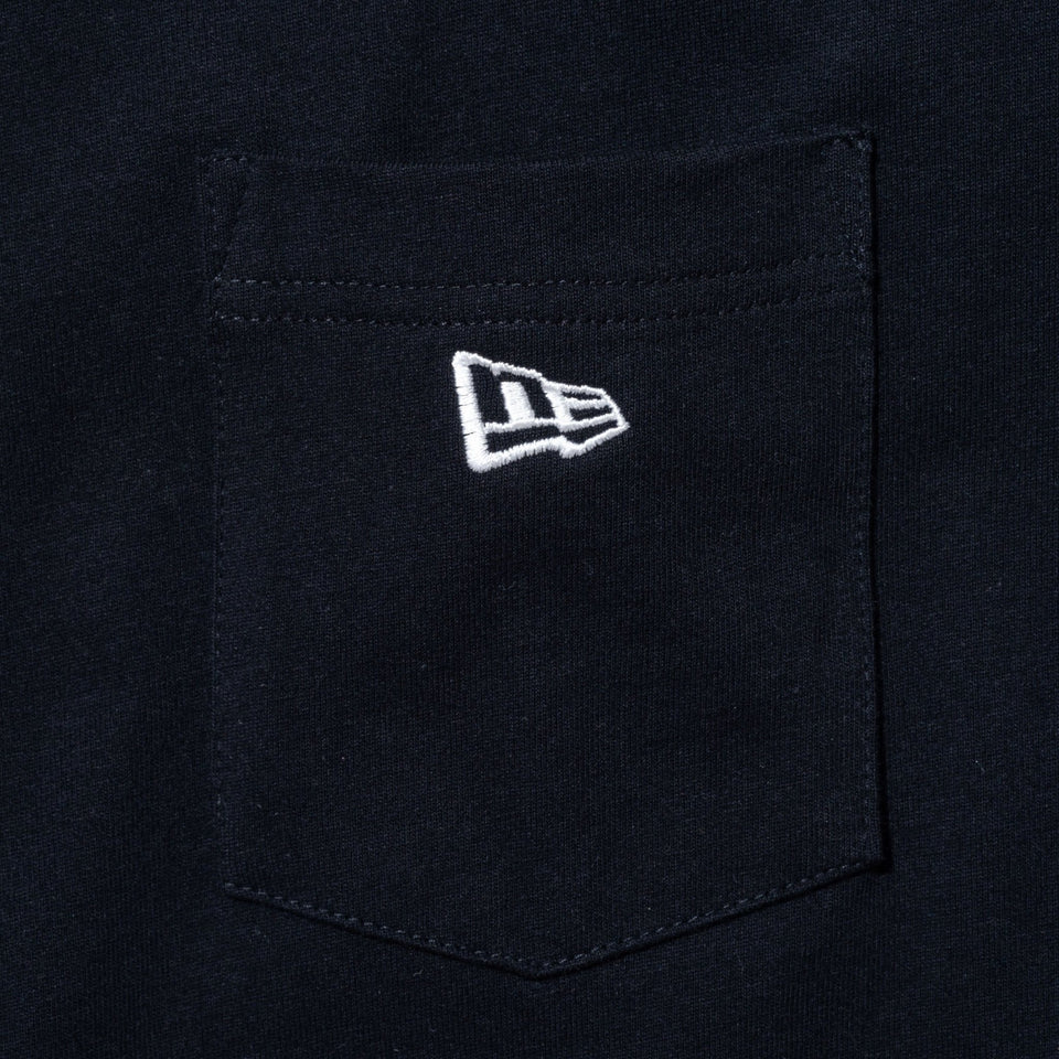 長袖 ポケット Tシャツ BLACK LABEL FW23 フラッグロゴ ブラック