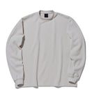 長袖 オーバーサイズド ワッフルTシャツ BLACK LABEL FW23 ストーン - 13952730-S | NEW ERA ニューエラ公式オンラインストア