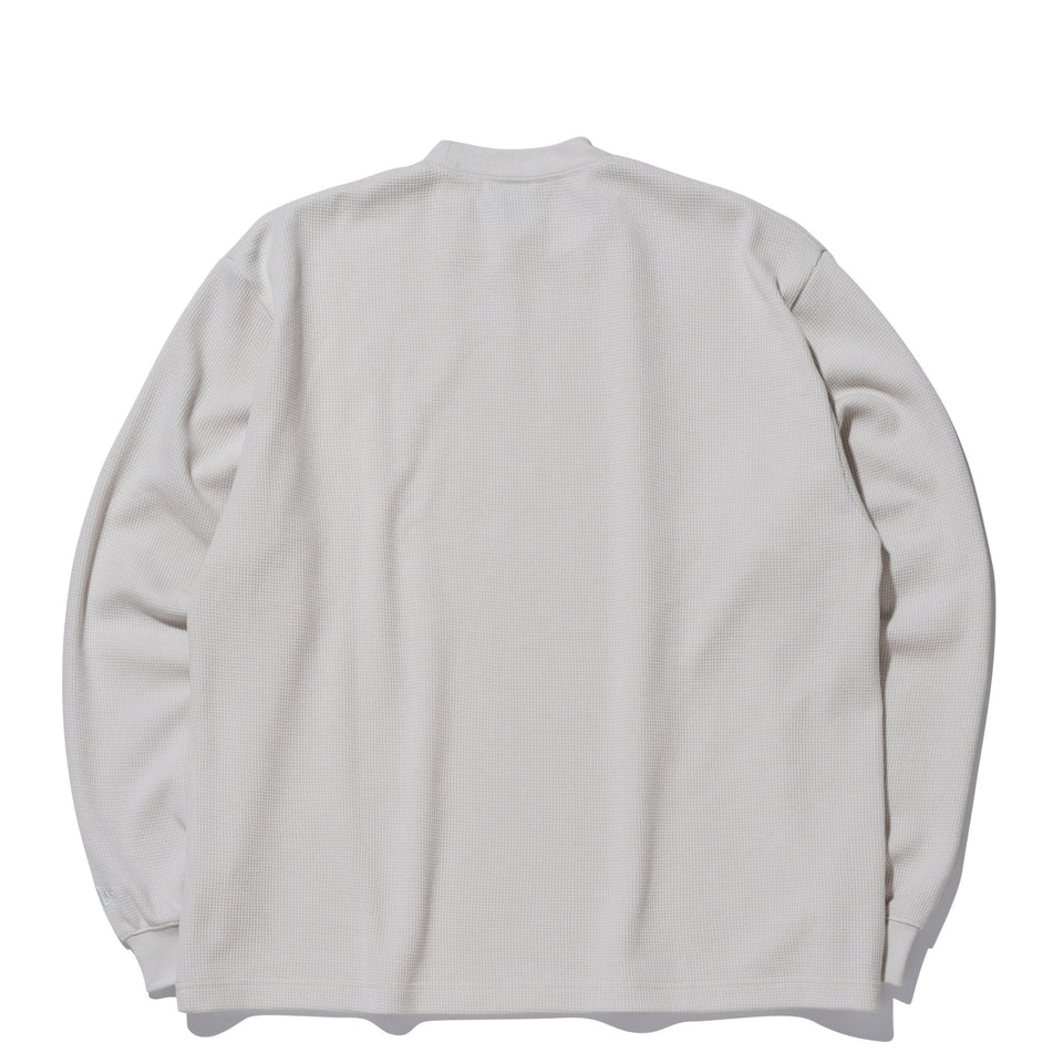 長袖 オーバーサイズド ワッフルTシャツ BLACK LABEL FW23 ストーン - 13952730-S | NEW ERA ニューエラ公式オンラインストア