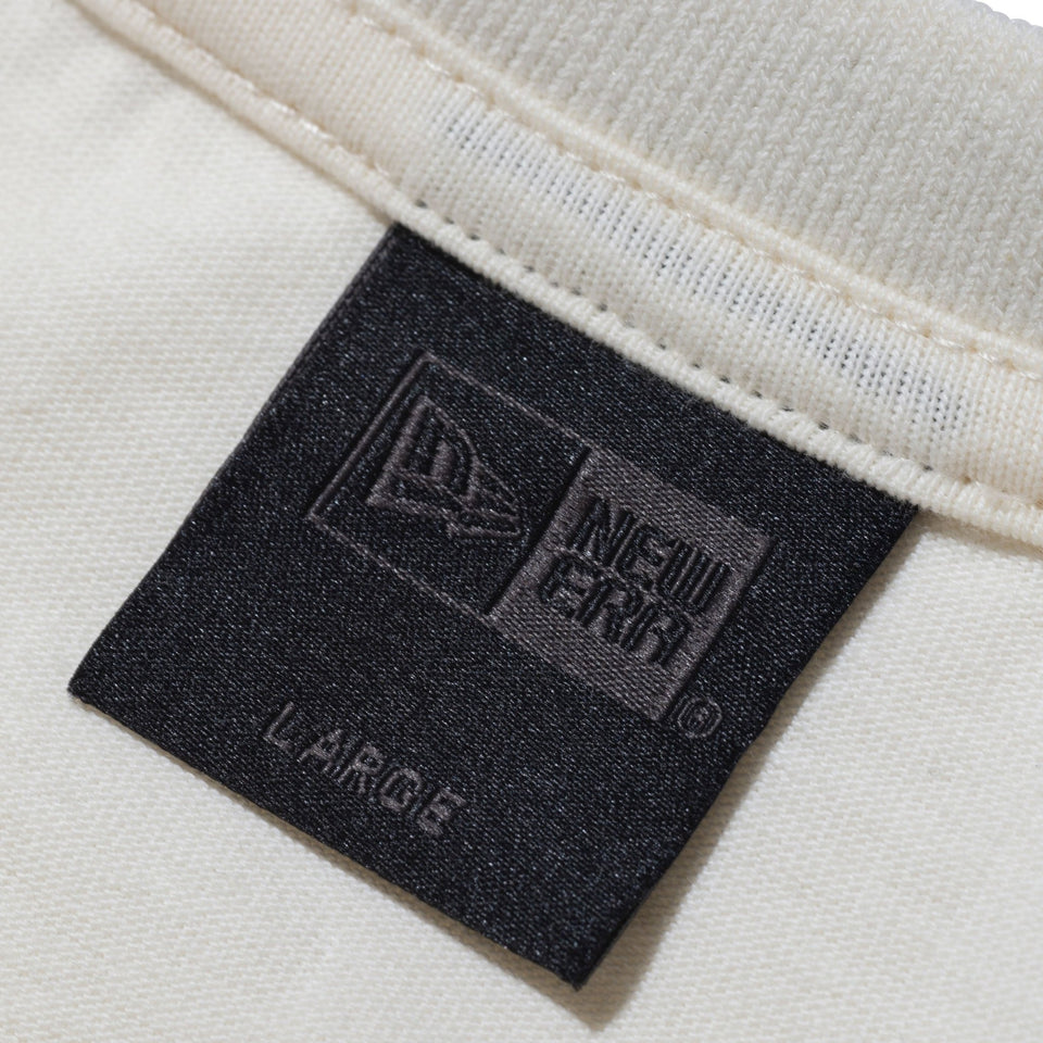 長袖 オーバーサイズド Tシャツ BLACK LABEL FW23 ジャカードロゴ オフホワイト - 13952732-S | NEW ERA ニューエラ公式オンラインストア