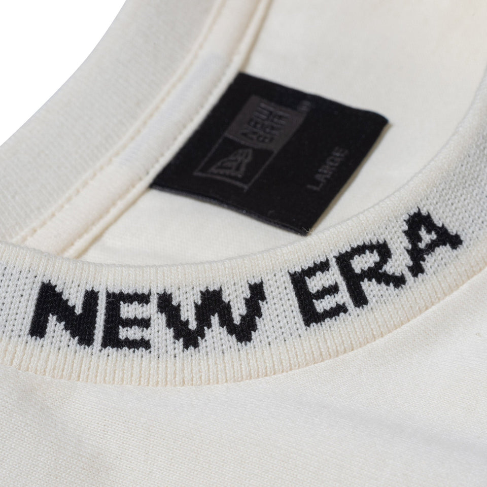 長袖 オーバーサイズド Tシャツ BLACK LABEL FW23 ジャカードロゴ オフホワイト - 13952732-S | NEW ERA ニューエラ公式オンラインストア