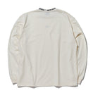 長袖 オーバーサイズド Tシャツ BLACK LABEL FW23 ジャカードロゴ オフホワイト - 13952732-S | NEW ERA ニューエラ公式オンラインストア