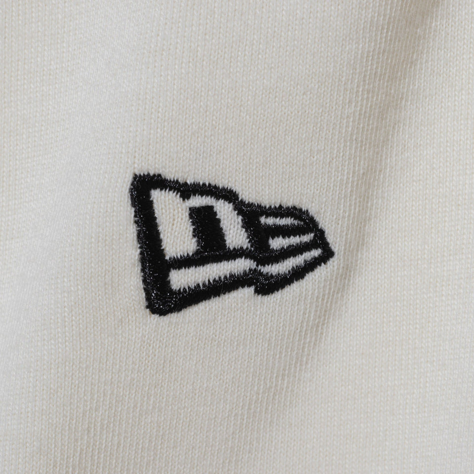 長袖 オーバーサイズド Tシャツ BLACK LABEL FW23 ジャカードロゴ オフホワイト - 13952732-S | NEW ERA ニューエラ公式オンラインストア