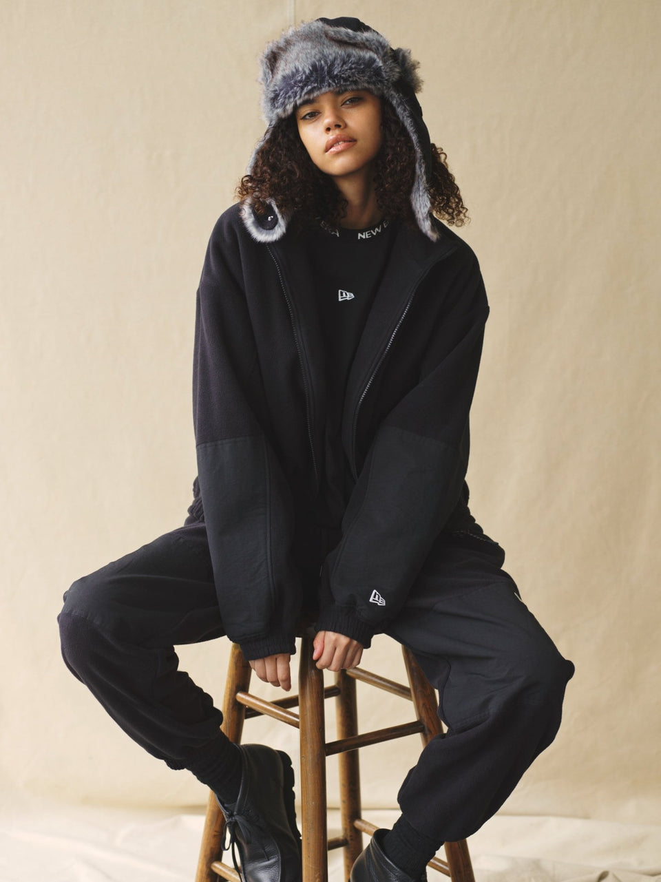 長袖 オーバーサイズド ボーダーTシャツ BLACK LABEL FW23