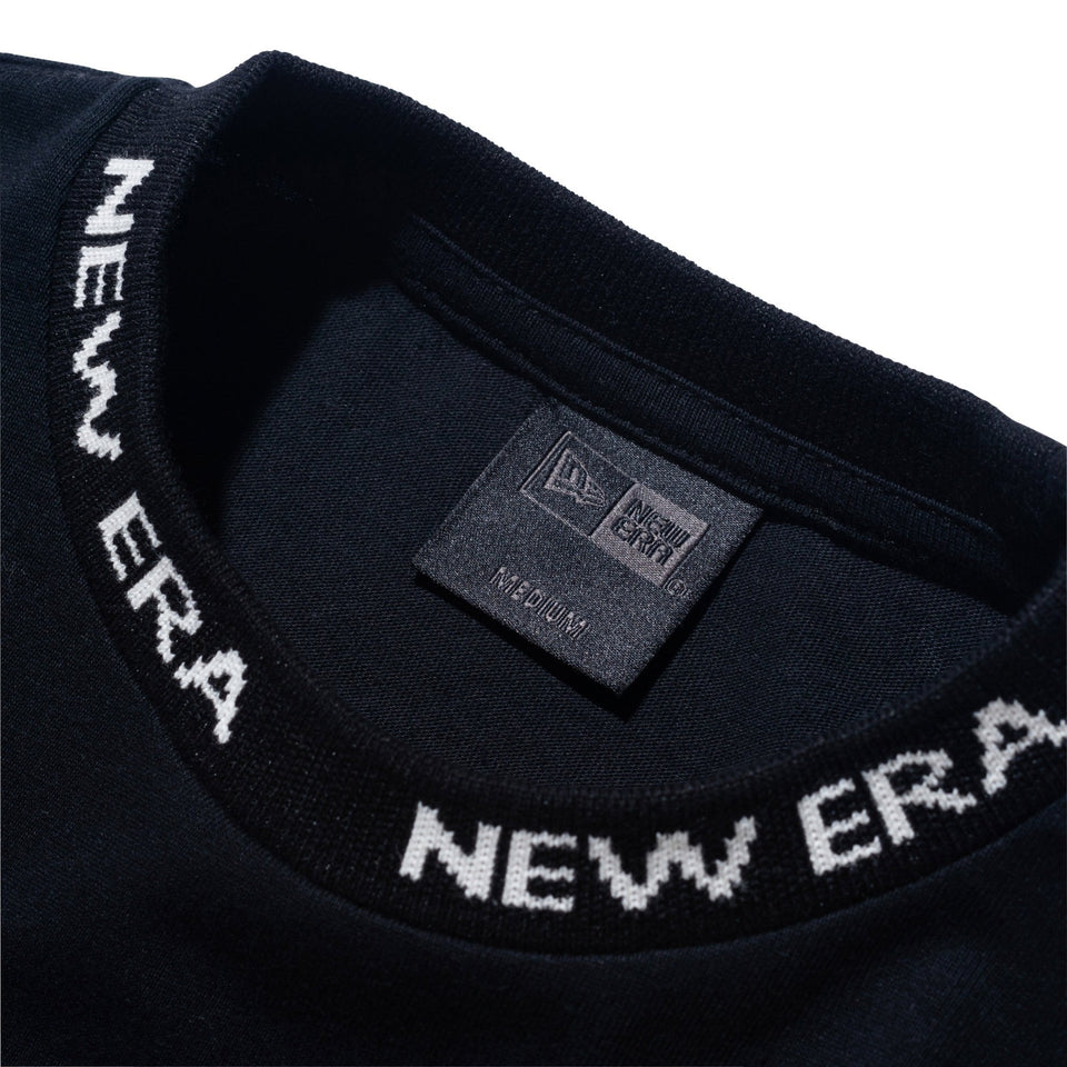 長袖 オーバーサイズド Tシャツ BLACK LABEL FW23 ジャカードロゴ ブラック - 13952733-S | NEW ERA ニューエラ公式オンラインストア
