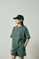 半袖 コットン Tシャツ BLACK LABEL SS23 ガーメントダイ ダークグリーン - 13516330-S | NEW ERA ニューエラ公式オンラインストア