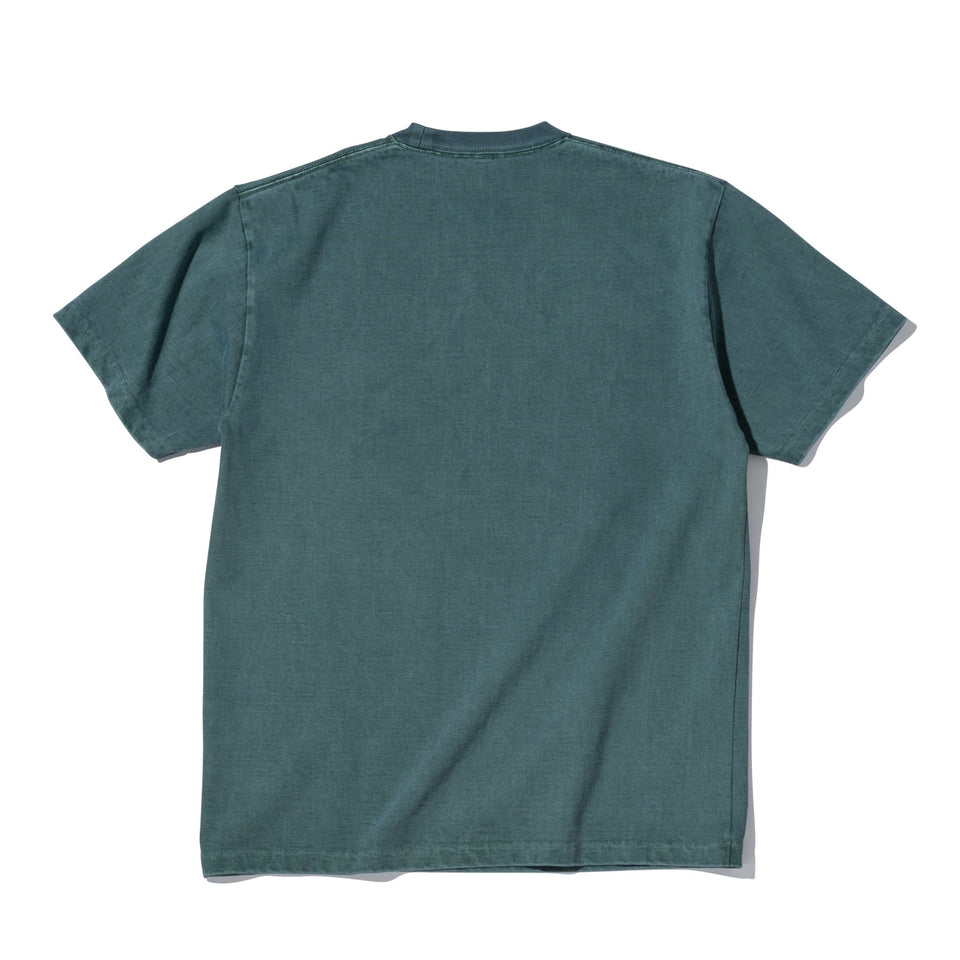 半袖 コットン Tシャツ BLACK LABEL SS23 ガーメントダイ ダークグリーン - 13516330-S | NEW ERA ニューエラ公式オンラインストア