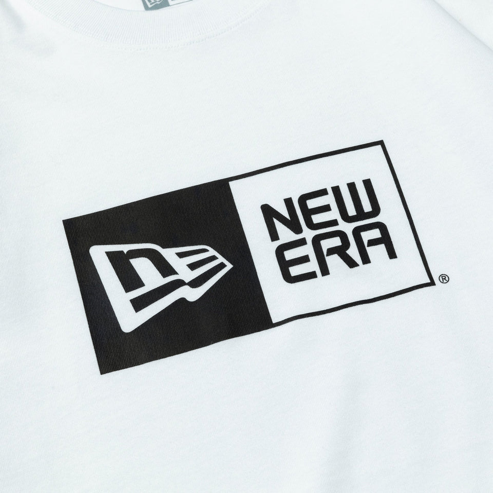 長袖 コットン Tシャツ Box Logo ボックスロゴ ホワイト 長袖 コットン Tシャツ Box Logo ボックスロゴ ホワイト