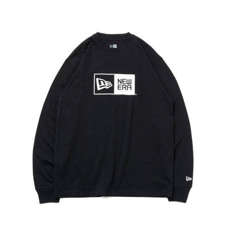 RECON ブラック BOXロゴスウェット 長袖 コットン Tシャツ Box Logo ボックスロゴ ブラック