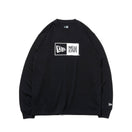 長袖 コットン Tシャツ Box Logo ボックスロゴ ブラック レギュラーフィット - 13755434-S | NEW ERA ニューエラ公式オンラインストア