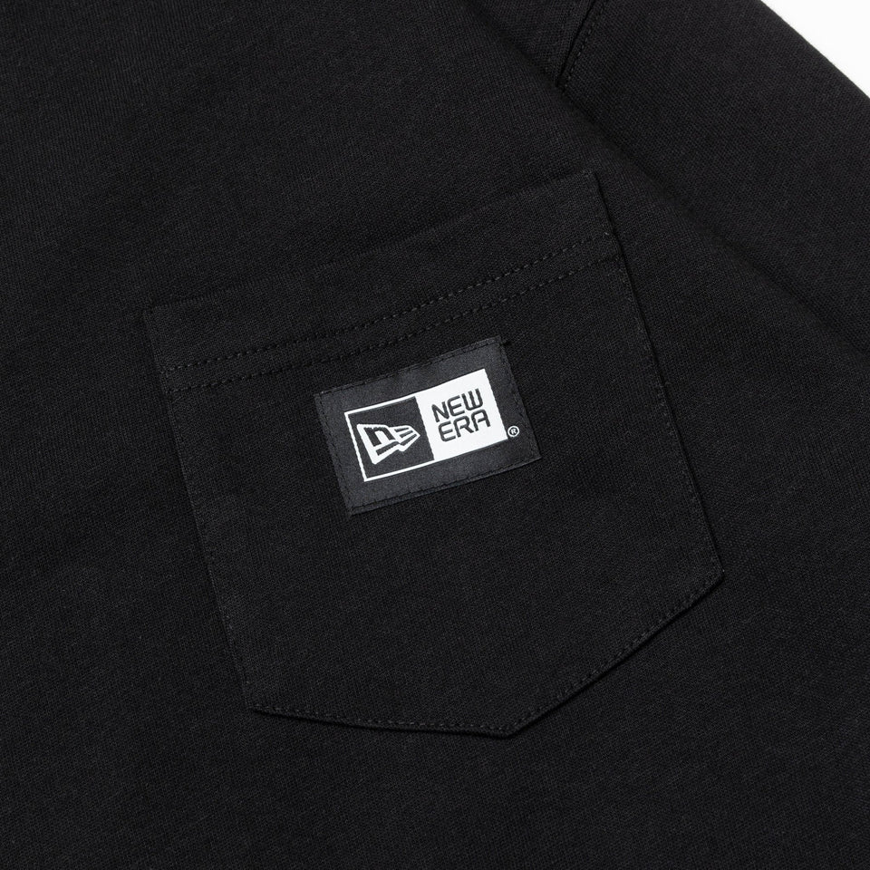 長袖 コットン ポケット Tシャツ Box Logo ボックスロゴ ブラック レギュラーフィット - 13755440-S | NEW ERA ニューエラ公式オンラインストア