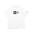 半袖 コットン Tシャツ Box Logo ホワイト × ブラック レギュラーフィット - 14121907-S | NEW ERA ニューエラ公式オンラインストア