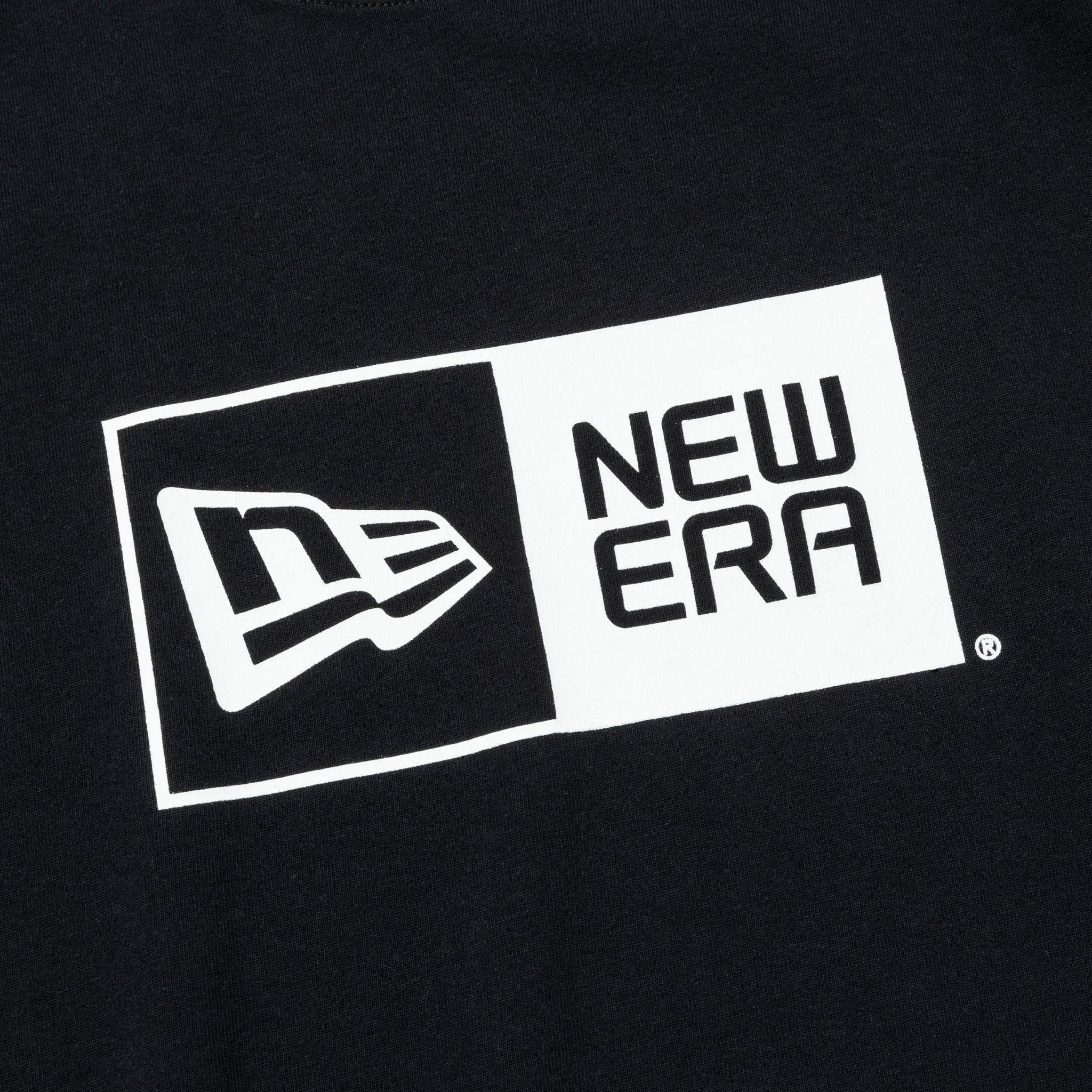 半袖 コットン Tシャツ Box Logo ブラック × ホワイト レギュラーフィット 2