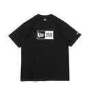 半袖 コットン Tシャツ Box Logo ブラック × ホワイト レギュラーフィット - 14121914-S | NEW ERA ニューエラ公式オンラインストア