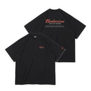 半袖 オーバーサイズド コットン Tシャツ Budweiser バドワイザー ブラック - 13526842-S | NEW ERA ニューエラ公式オンラインストア