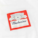 半袖 オーバーサイズド コットン Tシャツ Budweiser バドワイザー ラベルロゴ ホワイト - 13579541-S | NEW ERA ニューエラ公式オンラインストア