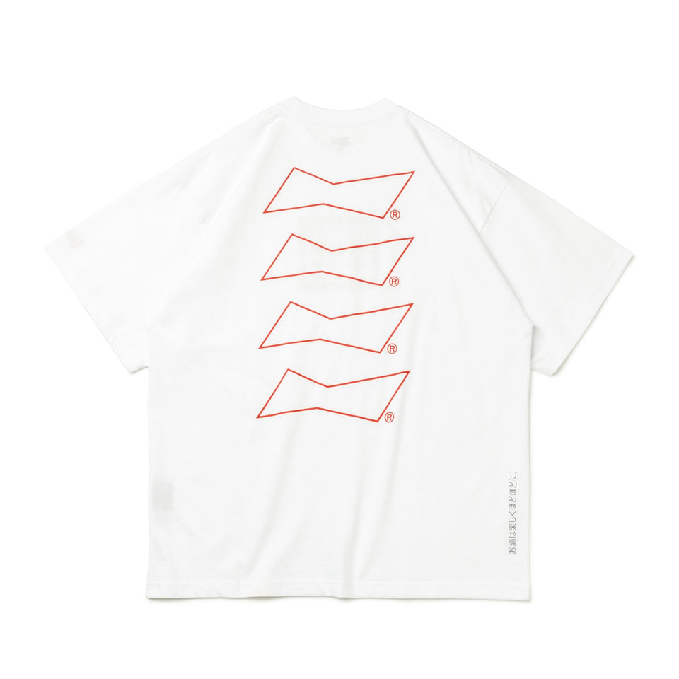 半袖 オーバーサイズド コットン Tシャツ Budweiser バドワイザー ラベルロゴ ホワイト - 13579541-S | NEW ERA ニューエラ公式オンラインストア