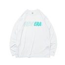 長袖 テック Tシャツ Chest Logo ホワイト × ティント【Performance Apparel】 - 13516862-S | NEW ERA ニューエラ公式オンラインストア
