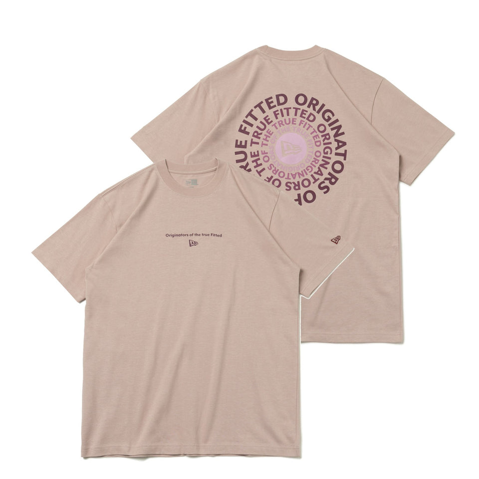半袖 コットン Tシャツ Circle OOTTF ラスティーピンク × マルチカラー レギュラーフィット - 13516763-S | NEW ERA ニューエラ公式オンラインストア