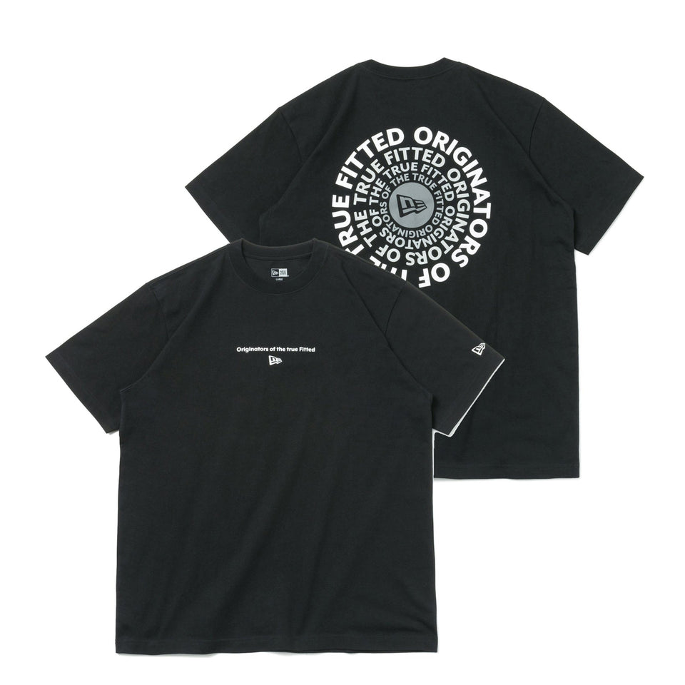 半袖 コットン Tシャツ Circle OOTTF ブラック × マルチカラー レギュラーフィット - 13516765-S | NEW ERA ニューエラ公式オンラインストア