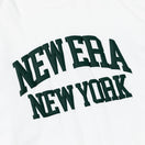 長袖 オーバーサイズド コットン Tシャツ Classic College カレッジロゴ ホワイト - 13330996-S | NEW ERA ニューエラ公式オンラインストア