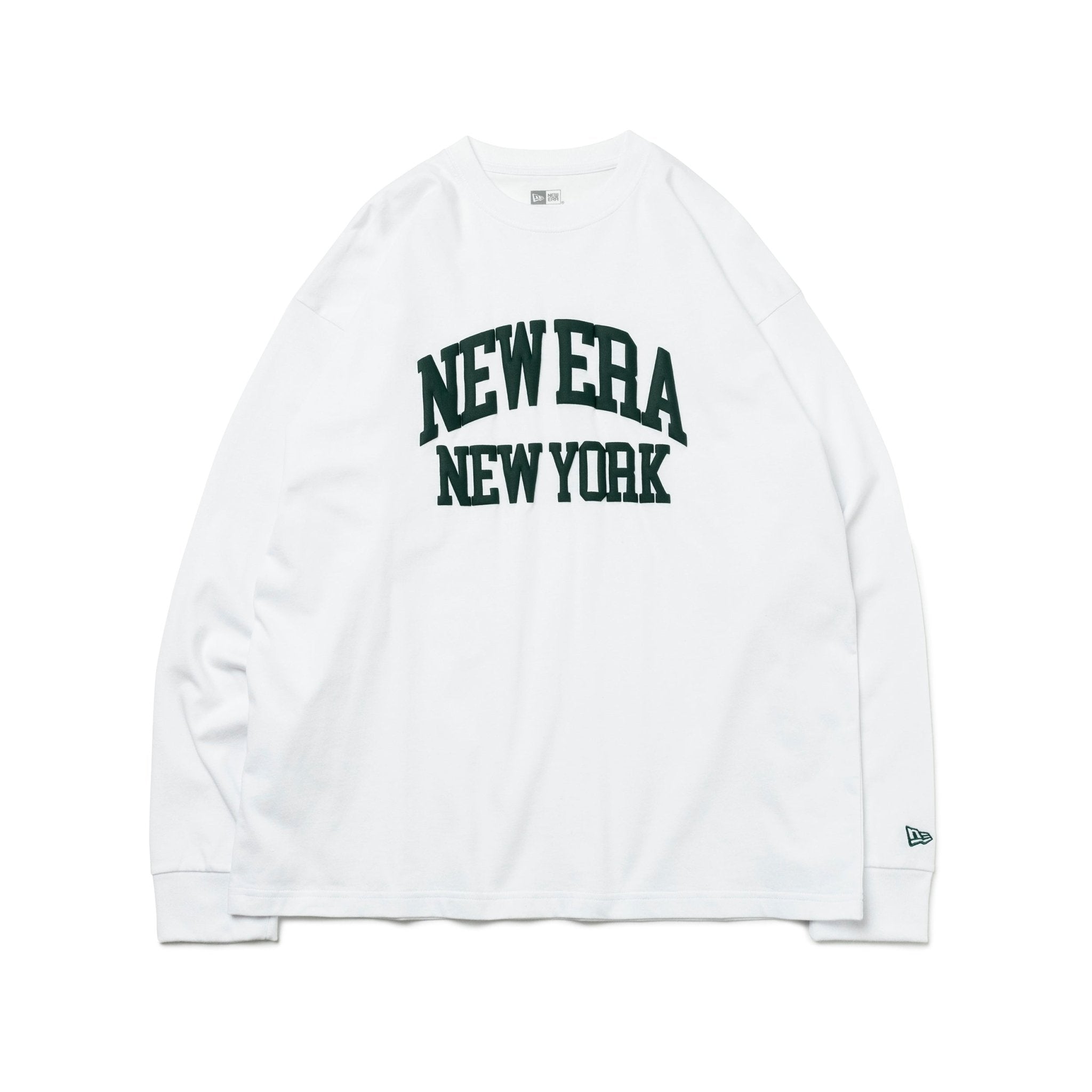 長袖 オーバーサイズド コットン Tシャツ Classic College カレッジ 