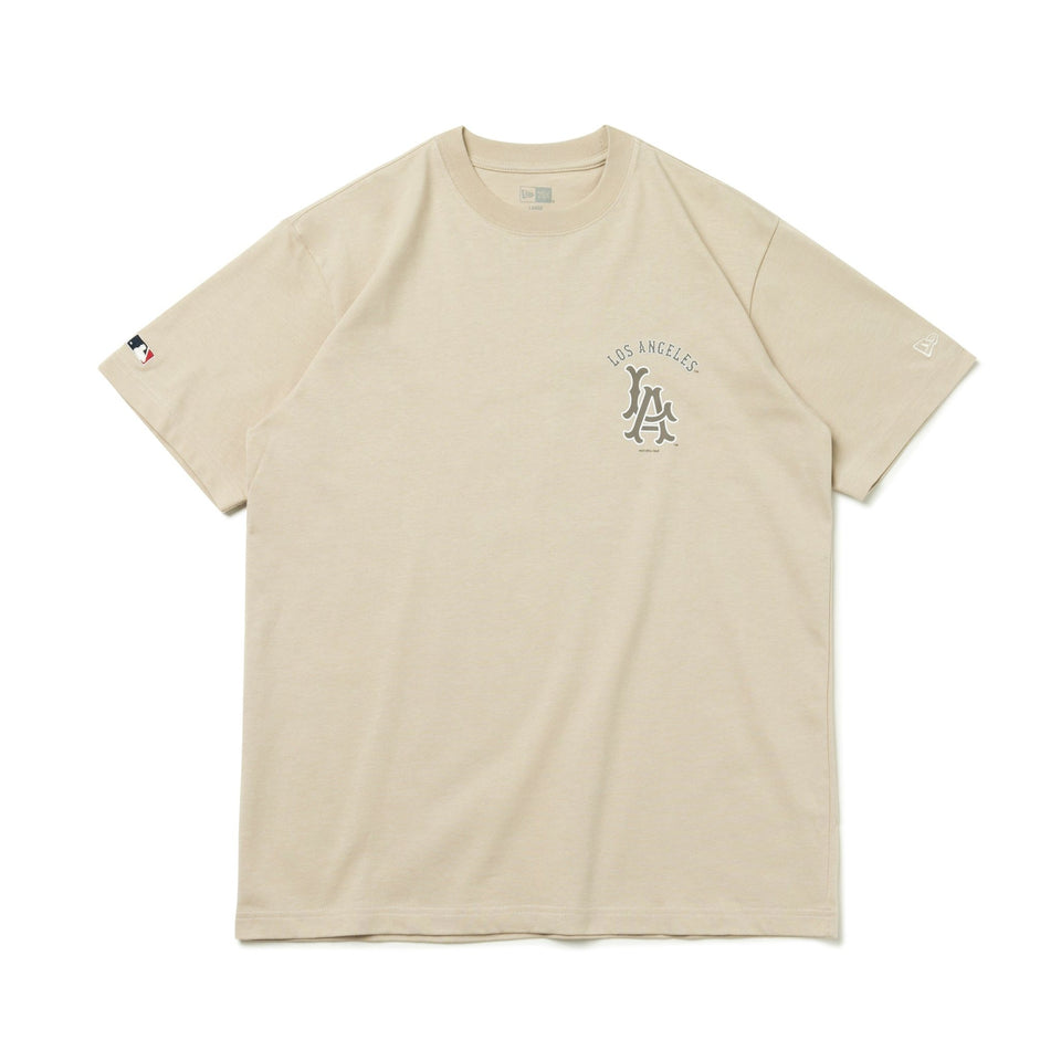 半袖 コットン Tシャツ Cooperstown Apparel クーパーズタウン ロサンゼルス・エンゼルス グレージュ レギュラーフィット - 13516795-S | NEW ERA ニューエラ公式オンラインストア