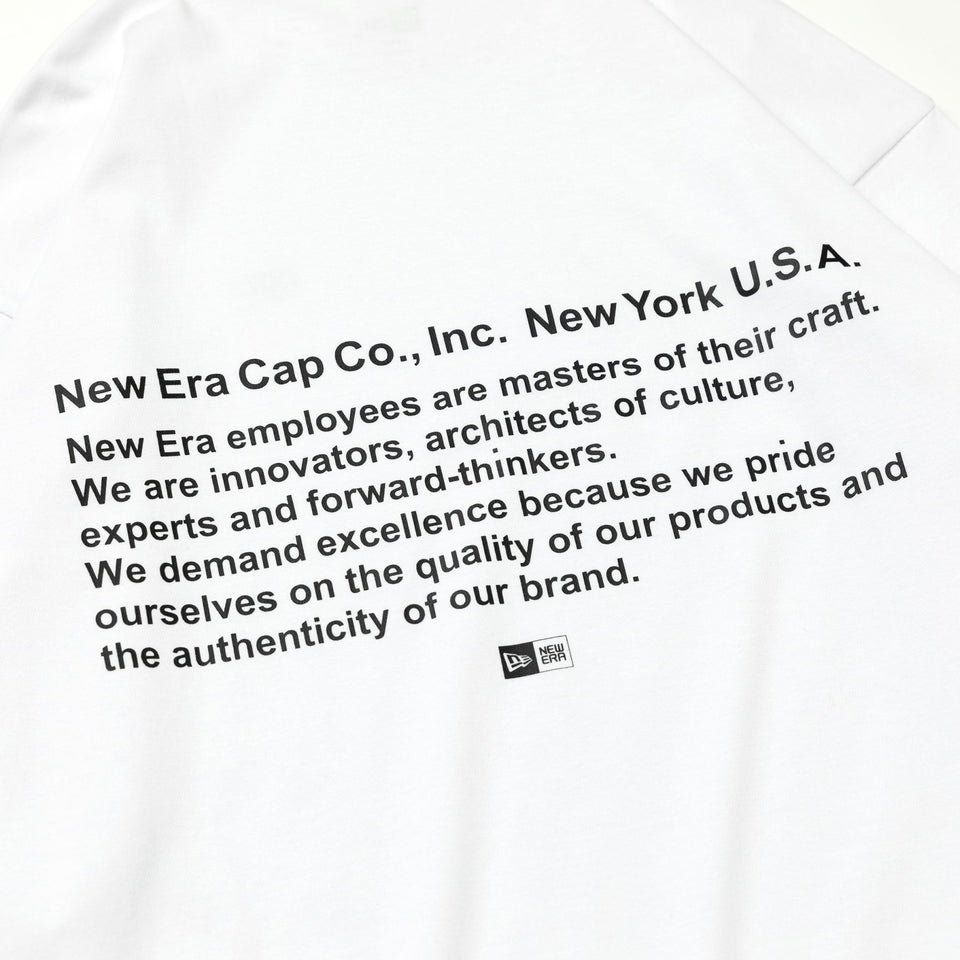 長袖 オーバーサイズド パフォーマンス Tシャツ Craftmanship ホワイト - 13331001-S | NEW ERA ニューエラ公式オンラインストア