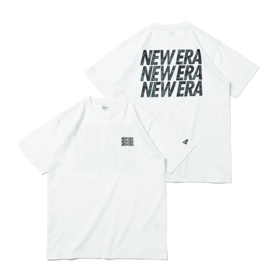 半袖 コットン Tシャツ Duck Hunter Camo ダックハンターカモ ワードマークロゴ ホワイト レギュラーフィット - 13516775-S | NEW ERA ニューエラ公式オンラインストア