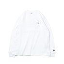 長袖 コットン Tシャツ Flag and Wordmark ホワイト レギュラーフィット - 13755423-S | NEW ERA ニューエラ公式オンラインストア