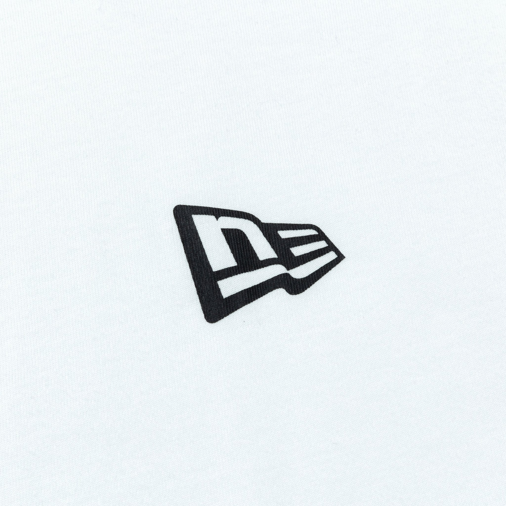 長袖 コットン Tシャツ Flag Logo Mini ホワイト レギュラーフィット 2