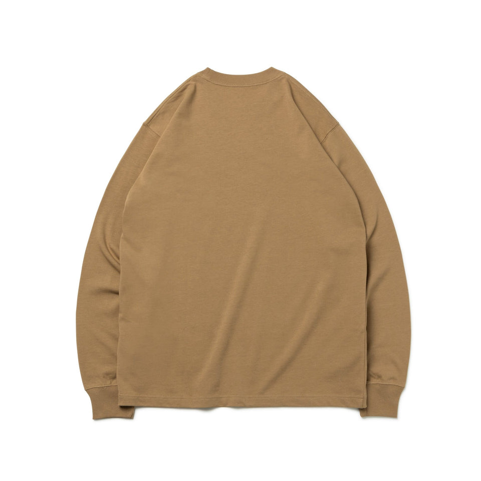 長袖 コットン Tシャツ Flag Logo Mini カーキ レギュラーフィット - 13755426-S | NEW ERA ニューエラ公式オンラインストア