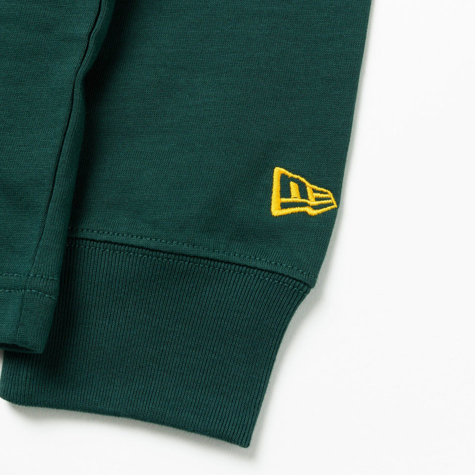 長袖 コットン Tシャツ Flag Logo Mini ダークグリーン レギュラーフィット - 13755427-S | NEW ERA ニューエラ公式オンラインストア