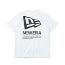 半袖 パフォーマンス Tシャツ Flag & Text ホワイト/ブラック レギュラーフィット - 13516702-S | NEW ERA ニューエラ公式オンラインストア