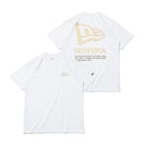 半袖 パフォーマンス Tシャツ Flag & Text ホワイト/ベージュ レギュラーフィット - 13516703-S | NEW ERA ニューエラ公式オンラインストア