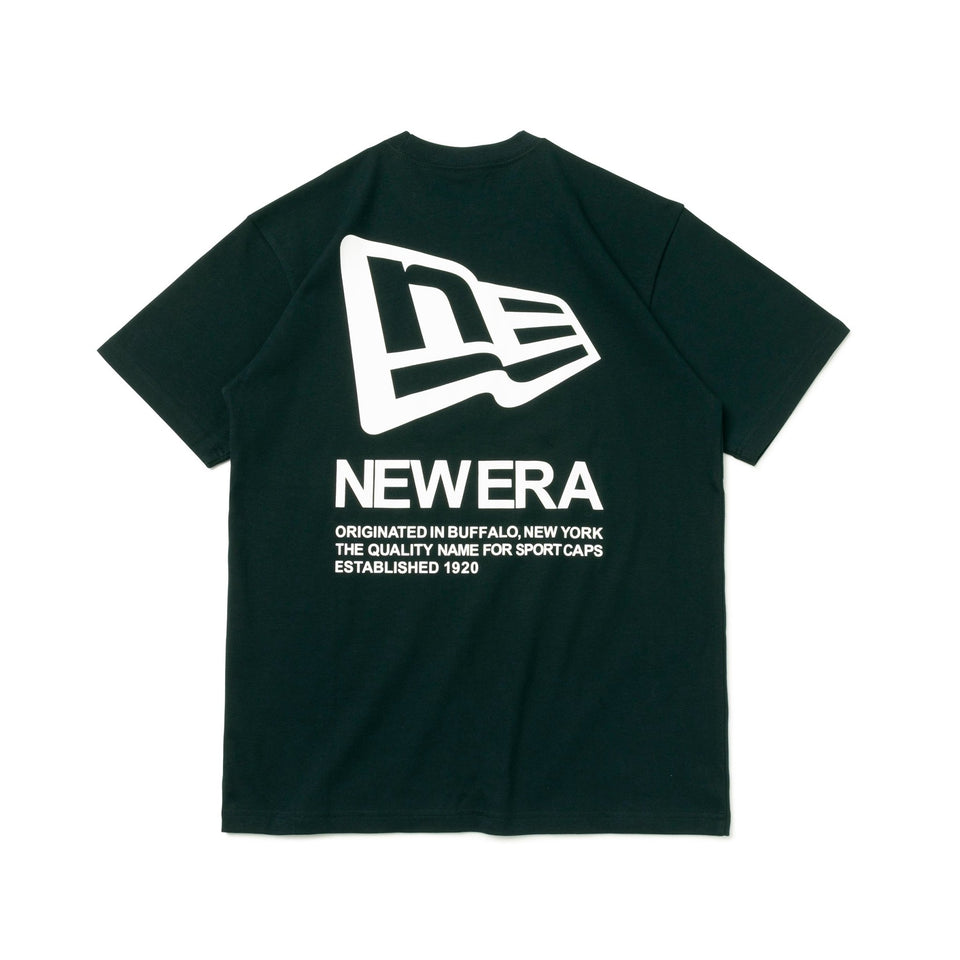 半袖 パフォーマンス Tシャツ Flag & Text ブラック/ホワイト レギュラーフィット - 13516705-S | NEW ERA ニューエラ公式オンラインストア