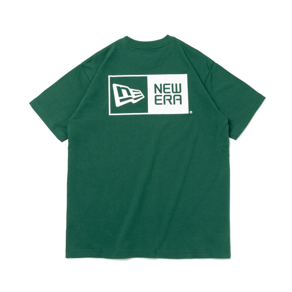 半袖 コットン Tシャツ Front & Back ボックスロゴ ダークグリーン レギュラーフィット - 13516805-S | NEW ERA ニューエラ公式オンラインストア