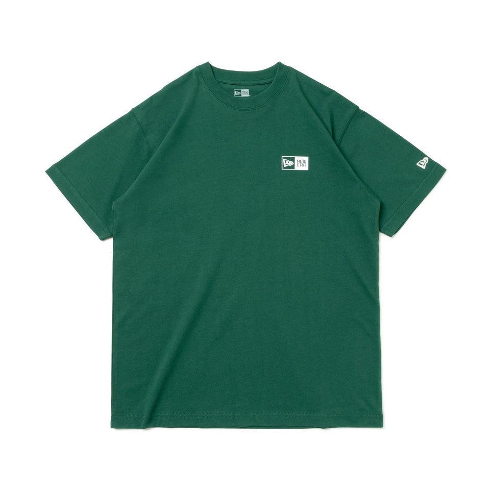 半袖 コットン Tシャツ Front & Back ボックスロゴ ダークグリーン レギュラーフィット - 13516805-S | NEW ERA ニューエラ公式オンラインストア