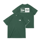 半袖 コットン Tシャツ Front & Back ボックスロゴ ダークグリーン レギュラーフィット - 13516805-S | NEW ERA ニューエラ公式オンラインストア